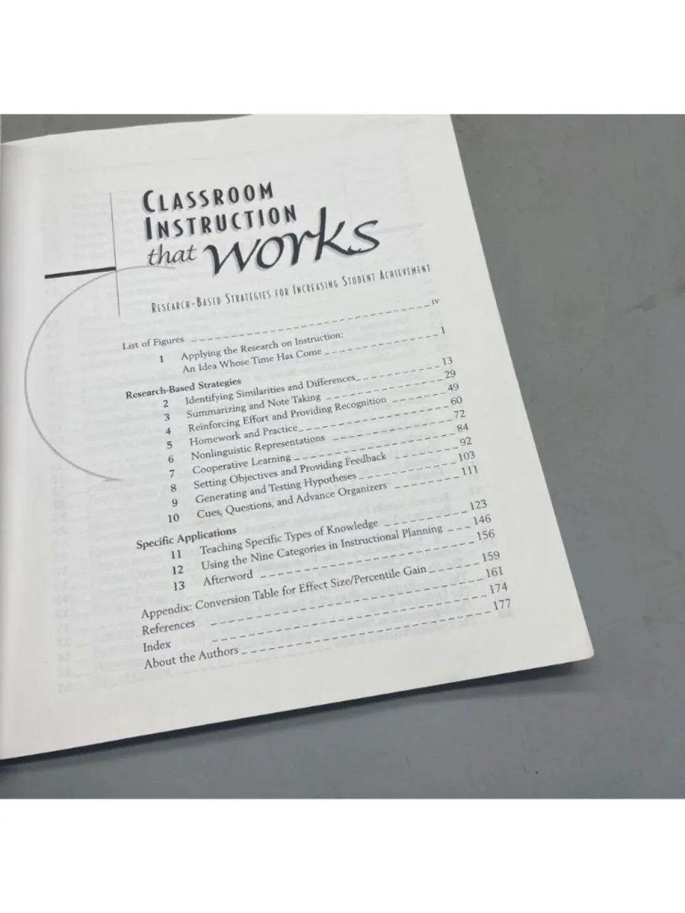 Classroom Instruction That Works Marzano Pickering Pollock Research Strategies
